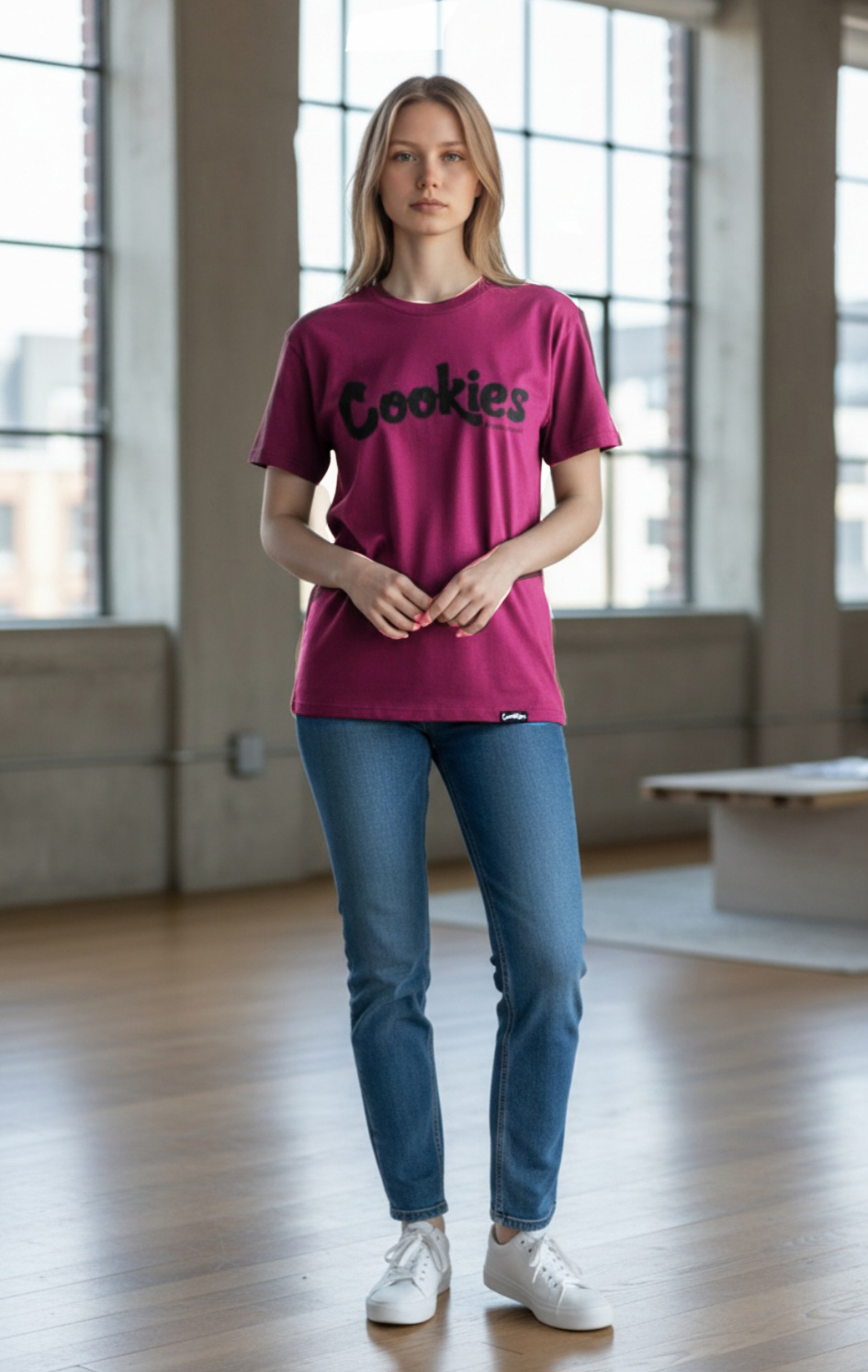 Cookies Magenta Hoodie - back