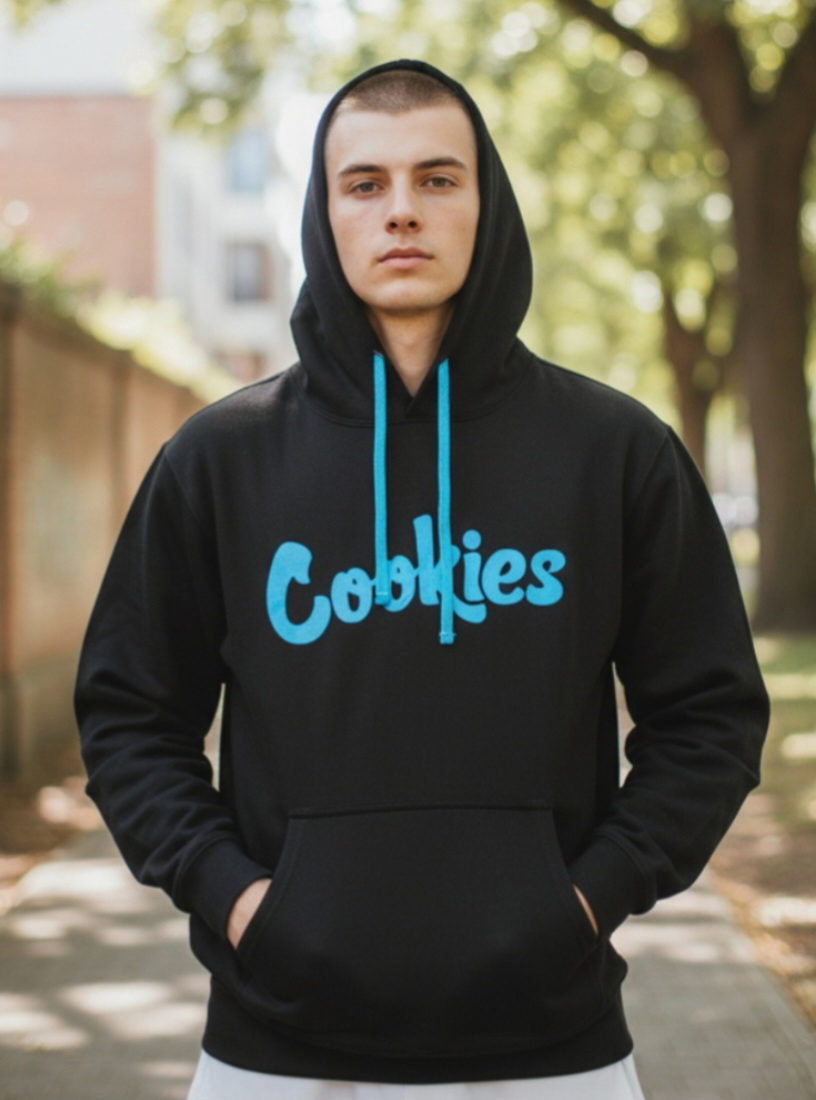 Cookies Black Hoodie – Cookies Blue