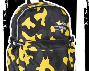 Cookies Yellow Smell Proof Camo Bag